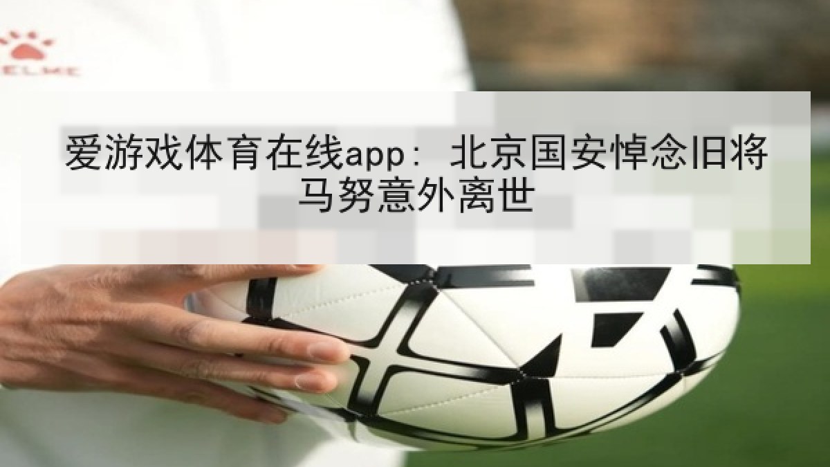爱游戏体育在线app: 北京国安悼念旧将马努意外离世