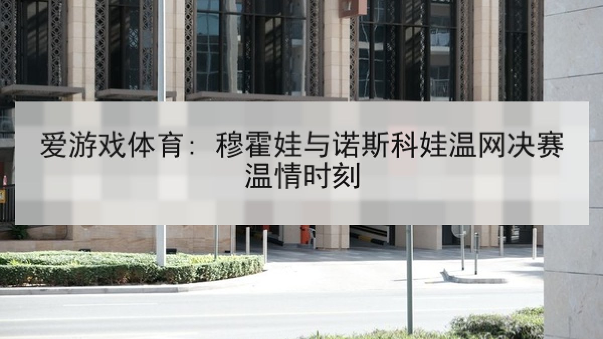 爱游戏体育: 穆霍娃与诺斯科娃温网决赛温情时刻