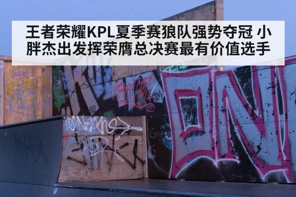 王者荣耀KPL夏季赛狼队强势夺冠 小胖杰出发挥荣膺总决赛最有价值选手